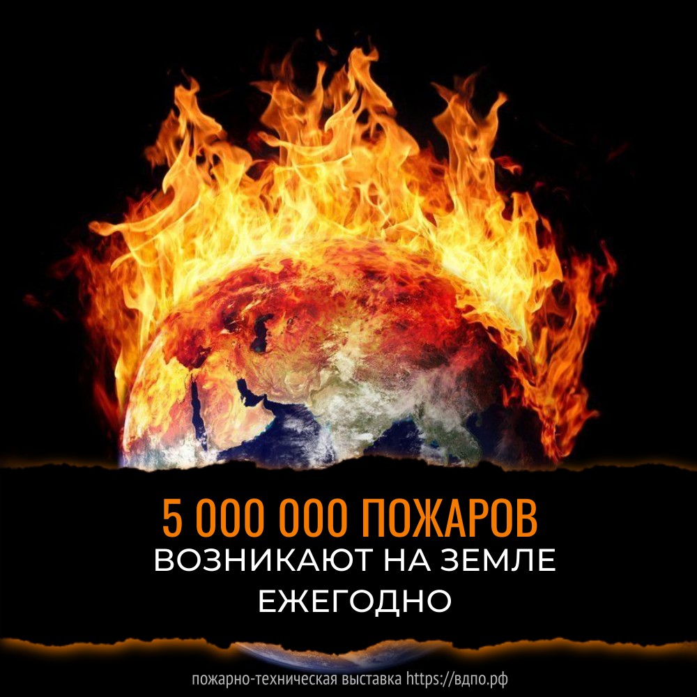 5000000 пожаров возникают на Земле ежегодно. Это интересно! Интересные  (занимательные) факты о пожарных, спасателях, добровольцах на портале  ВДПО.РФ